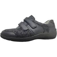 Waldlaufer 312H01 Memphis Perustr. Taipei Klittenbandschoenen | Maat 7 Dames Zwart