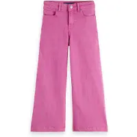Scotch & Soda Girl The Wave Wide Leg Jeans Garment Dyed Colours Fuchsia Re Maat: 8 | Spijkerbroeken Outlet | Unisex | Roze