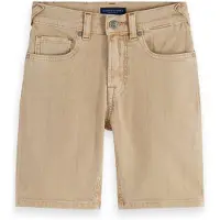 Scotch & Soda Boy The Pitch Loose Denim Shorts Garment Dye Desert Sand Maat: 16 | Spijkerbroeken Outlet | Unisex | Beige