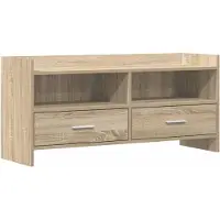 vidaXL TV Kast 100 x 33 x 47 cm Sonoma Eiken Bewerkt hout