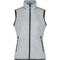 CMP - Women's Vest Jacquard Knitted - Fleecebodywarmer 46, grijs