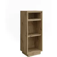 Vicco middenkast badkamer Beatrice, Artisanaal eiken, 38 x 93 cm