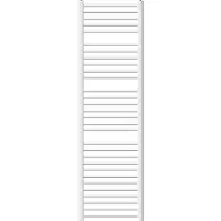 LuxeBath elektrische badkamer radiator Sahara 500 x 1800 mm wit met rechte zijaansluiting 900W verwarmingselement digitale thermostaat met scherm handdoekradiator handdoekverwarmer handdoekdroger