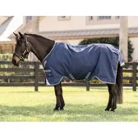 Horseware Turnout 0g Paardendeken 145 cm/78 inch - Navy/Titanium Grijs & Classic Blauw