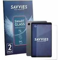 Savvies 2 Stuks Screenprotector - geschikt voor Samsung Galaxy Tab A11 8.7" (Voor+Camera) - beschermfolie glas transparant