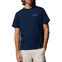 Columbia Csc Logo Back T-shirt Met Korte Mouwen Blauw XL Man