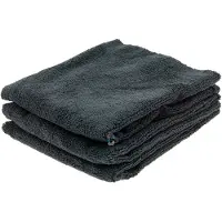 CROP Chicane Microvezeldoek Auto Zwart 380 grams 40x40cm - 3 stuks