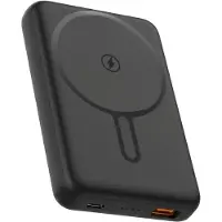 Nuvance Powerbank 10000 mAh - Geschikt voor MagSafe - 15W Snellader - Draadloze Powerbank - Usb-A 22.5W & Usb-C 20W - Zwart