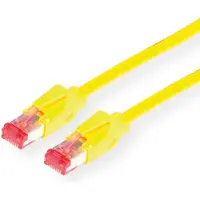 Secomp DÄTWYLER S/FTP Patchkabel Cat.6 (Class E), CU 7702 flex LS0H, Hirose TM21, geel, 10 m
