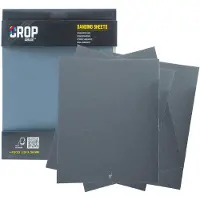 CROP Waterproof Schuurpapier P1000 - 4 Vellen 230x280mm - Siliciumcarbide Korrel - Nat Schuren van Autolak Verf - Professioneel Sandpaper