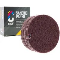 CROP ScuffX Vlies Schuurschijven 150mm - Fijn - Rood - 10 stuks