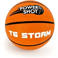 Powershot Set van 5 Storm T6 basketballen - Ballenpomp en opbergtas.