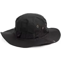 VHV -Zonnehoed Heren - Camouflage Safari Hoed met Afneembaar Gezichtsmasker - UPF 50+ UV-bescherming Vissershoed - Verstelbare Militaire Boonie Hat voor Vissen en Wandelen