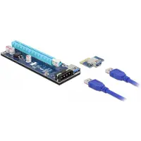 DeLOCK Riser Card PCI Express x1 to x16 with 60 cm USB cable