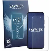 Savvies - Screenprotector voor Motorola Moto G Max - Folie Beschermfolie transparant 18 Stuks