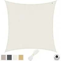 4gardenz Schaduwdoek waterdoorlatend vierkant 5x5 mtr -