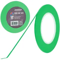CROP Fine Line Tape 3mm - Professioneel Afplaktape - Flexibel en Rekbaar - Pinstriping Tape - 55 Meter Rol - Hittebestendig tot 155°C