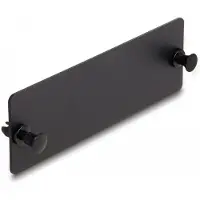 DeLOCK Fiber Optic Blind Panel black