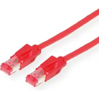 Secomp DÄTWYLER S/FTP Patchkabel Cat.6 (Class E), CU 7702 flex LS0H, Hirose TM21, rood, 20 m