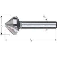 Rotec HSS Verzinkfrezen 90°, 3 snijk., DIN 335 C 25,0 (M12) - 4002500