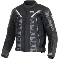 GMS Meshblouson Ventura, motorfietstextiljas, zwart/camouflage, maat L