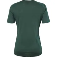 Löffler Loeffler fietsshirt korte mouwen W Bike T-Shirt Skys Merino Forest - Groen