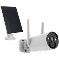 KYF 4MP oplaadbare camera + zonnepaneel - - Kit voor 7" scherm, 4MP Ultra HD-recorder