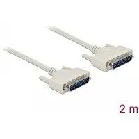 DeLOCK Serial Cable D-Sub 25 male to male 2 m
