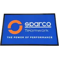 Sparco Teamwork Deurmat - Zwart — Marineblauw — Maat Onesize