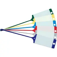 CROP FIX Kunststof Sleutellabels - Geel - 100 stuks