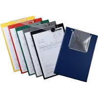 Eichner Magnetische besteltas, voor DIN A4 documenten, sleutelvak, magneetsluiting, scheurbescherming, rood, 10 stuks
