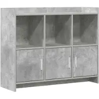 vidaXL Dressoir Betongrijs 98,5 x 33 x 80 cm Bewerkt hout