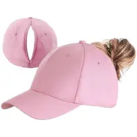 LONGZIMING -Dames Magnetische Paardenstaart Pet - Verstelbare Baseballcap Voor Lang Haar - Ademend Design - Veilige Fixatie - Comfortabele Pasvorm - Ideaal Voor Sport En Dagelijks Gebruik - 1 Stuk