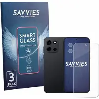 Savvies 3 Stuks Screenprotector - geschikt voor OnePlus Nord 6 (Voor+Camera) - beschermfolie glas transparant