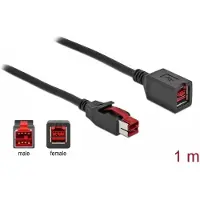 DeLOCK PoweredUSB extension cable 24 V 1 m
