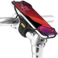 VHV - Telefoonhouder - waterdichte telefoonhouder scooter - met LED verlichting - voor scooter, motor, elektrische fiets
