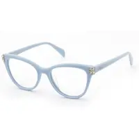 Blumarine Bril - - VBM254S - Glanzend blauw - Acetaat - 52/18/140