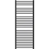 LuxeBath Elektrische badkamerradiator met verwarmingselement 1200W 600x1500 mm antraciet rechte zijaansluiting & thermostaat digitaal display