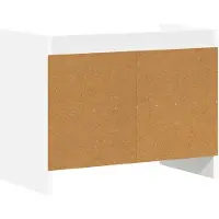 vidaXL TV Kast 60 x 33 x 47 cm Wit Bewerkt hout