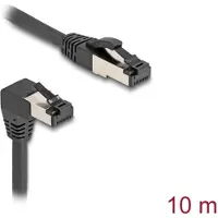 DeLOCK RJ45 Netwerkkabel Cat.8.1 S/FTP 90 onderhoek / recht 10 m - HQ