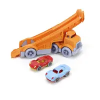 Green Toys Groen Speelgoed Race Truck met 2 Racers