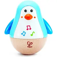 Hape houten wiebelende pinguïn