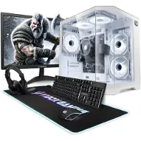 VIBOX Gaming PC Set - Ryzen 3 3200G - Onboard Videokaart - 16GB RAM - 1TB SSD - Windows 11 - WiFi 6 + Bluetooth 5.4 - 22" Monitor + Accessoires