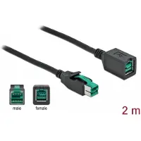 DeLOCK PoweredUSB extension cable 12 V 2 m