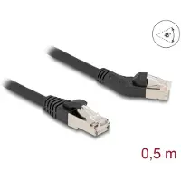 DeLOCK 80598 netwerkkabel Zwart 0,5 m Cat6a S/FTP (S-STP)
