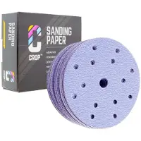 CROP Purple Ceramic Schuurschijf 150mm korrel 150 - 50 stuks
