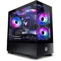 VIBOX Gaming PC - Ryzen 7 5700X - RTX 3050 - 16GB RAM - 500GB SSD - Windows 11 - WiFi 6 + Bluetooth 5.4 - Waterkoeling