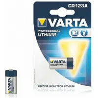 Varta 10x 48154 Professional Lithium CR123 (6205) - Lithiumbatterij voor camera's, 3V