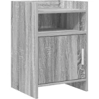 vidaXL Nachttafels Grijs Sonoma 40 x 36 x 60 cm Bewerkt hout