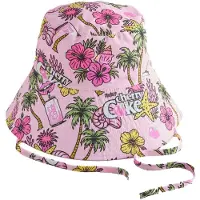 Next Hoed 'Cherry Coke' geel / pink / rosa / wit